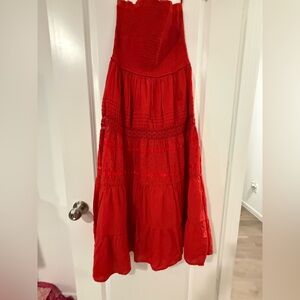 Casual Red Women's dress